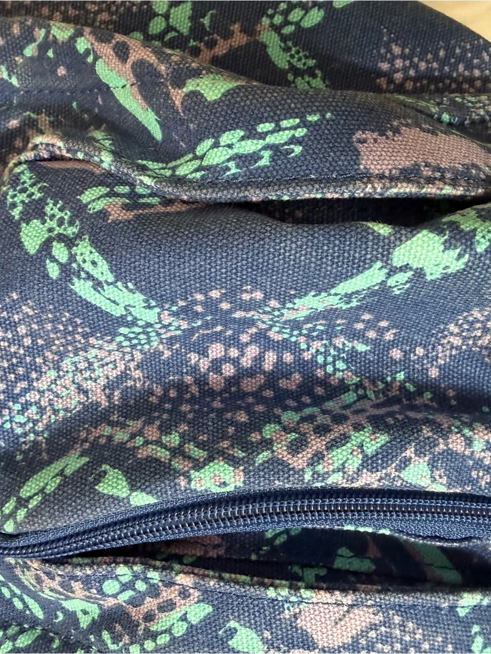 Kavu Blue Teal Patterned Sling Bag